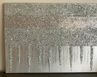 Glitter Wall Decor Etsy