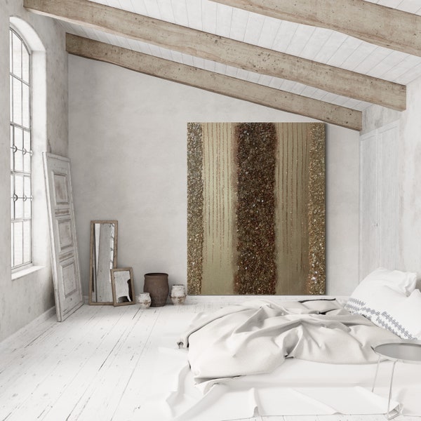 Stunning Golden Brown Wall Decor For Small Apartment image