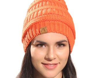 Thick Knit Hat - Etsy