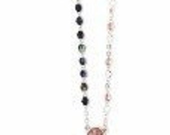 Rosary of the 33 days, holy souls of purgatory, of Italian artisan production