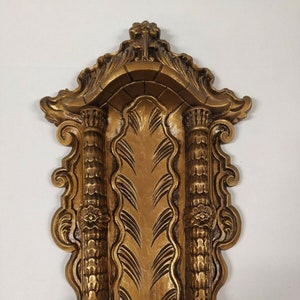 Oratorium 44 x 26 cm (17,32 x 10,23 Zoll) zum Aufhängen, aus Marmorharz, ideal für Statuen von 20/23 cm (7,87/9,05 Zoll), handgefertigt