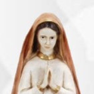 Statue of Saint Jacinta Marto, shepherdess of Fatima, 33 cm (12,99 inches) in resin decorated by hand hand