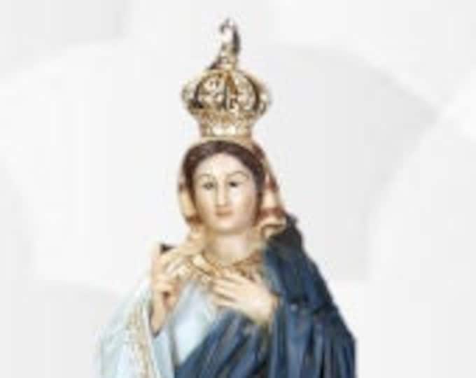 Statue of Our Lady of Sameiro cm 83 (32,67 inches) made of resin, hand-decorated, handcrafted