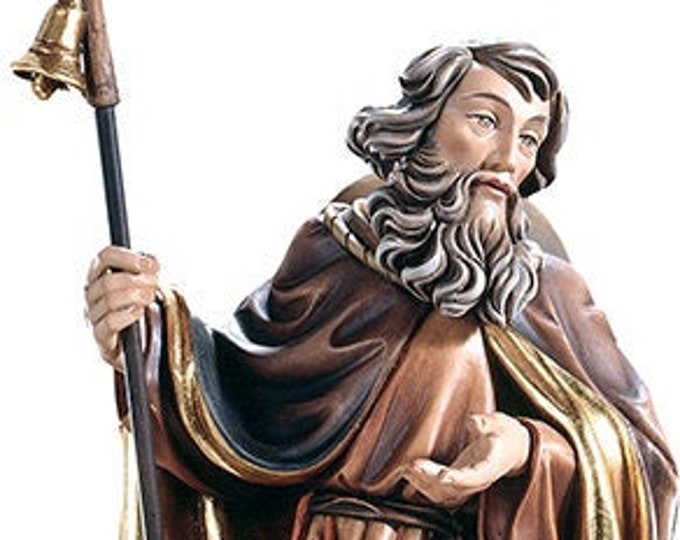 Statue of St. Adalbert carved in wood from Valgardena and decorated by hand of Italian artisan production