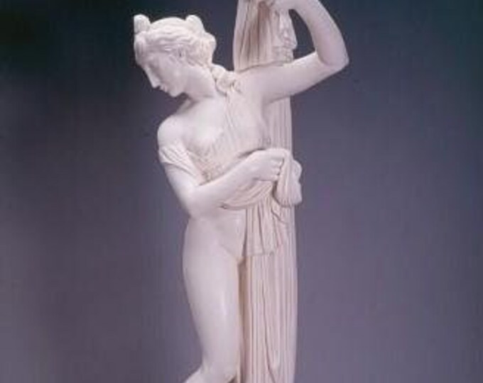 Classical sculpture "Aphrodite Callipige" made of alabaster powder, marble base, cm 130 (51.18 inch) Made in Italy