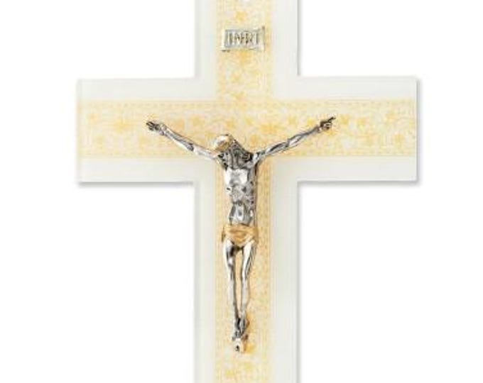 Crucifix made of Murano glass, handcrafted in Italy, various sizes available