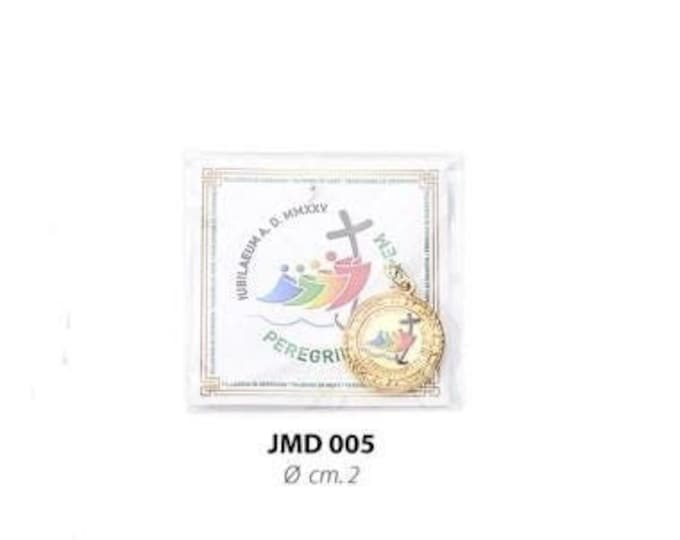 Jubilee Medal 2025 in metal, diameter 2 cm (0.78 inches), in gift box, various quantities available, Italian production