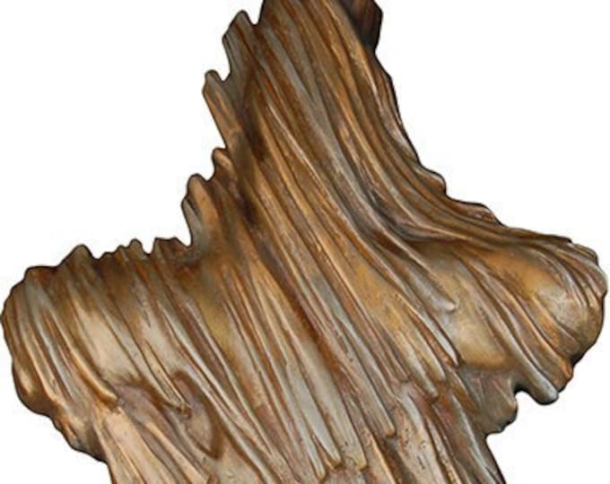 Crucifix cross in storm, carved in wood of Valgardena and decorated by hand, various sizes, of Italian artisan production
