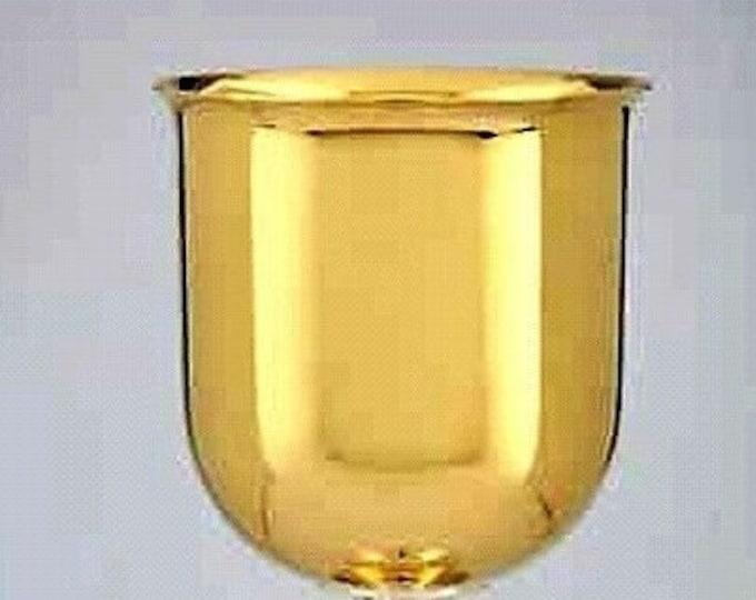 Liturgical chalice for Eucharistic celebration made of silver plated cm 26 (10,23 inches) of Italian artisan production