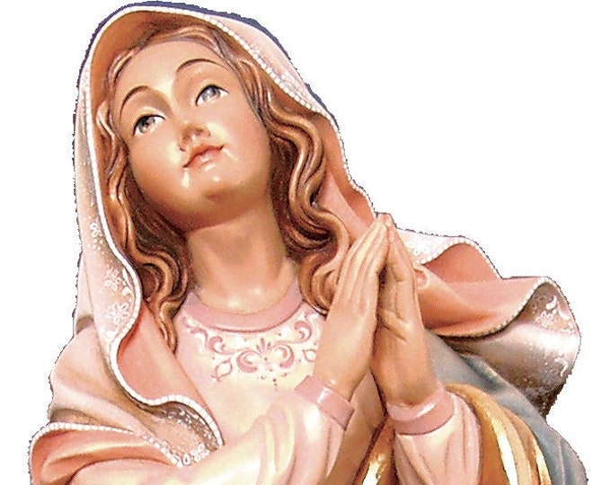 Statue of Santa Sara carved in wood from Valgardena and decorated by hand of Italian craftsmanship