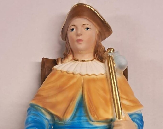 Statue of Santo Nino de Atocha cm 25 (9.84 inches) in plaster decorated by hand of Italian artisan production
