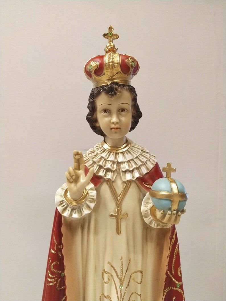 Statue of the Infant Jesus of Prague Cm 58 2283 Inches in - Etsy