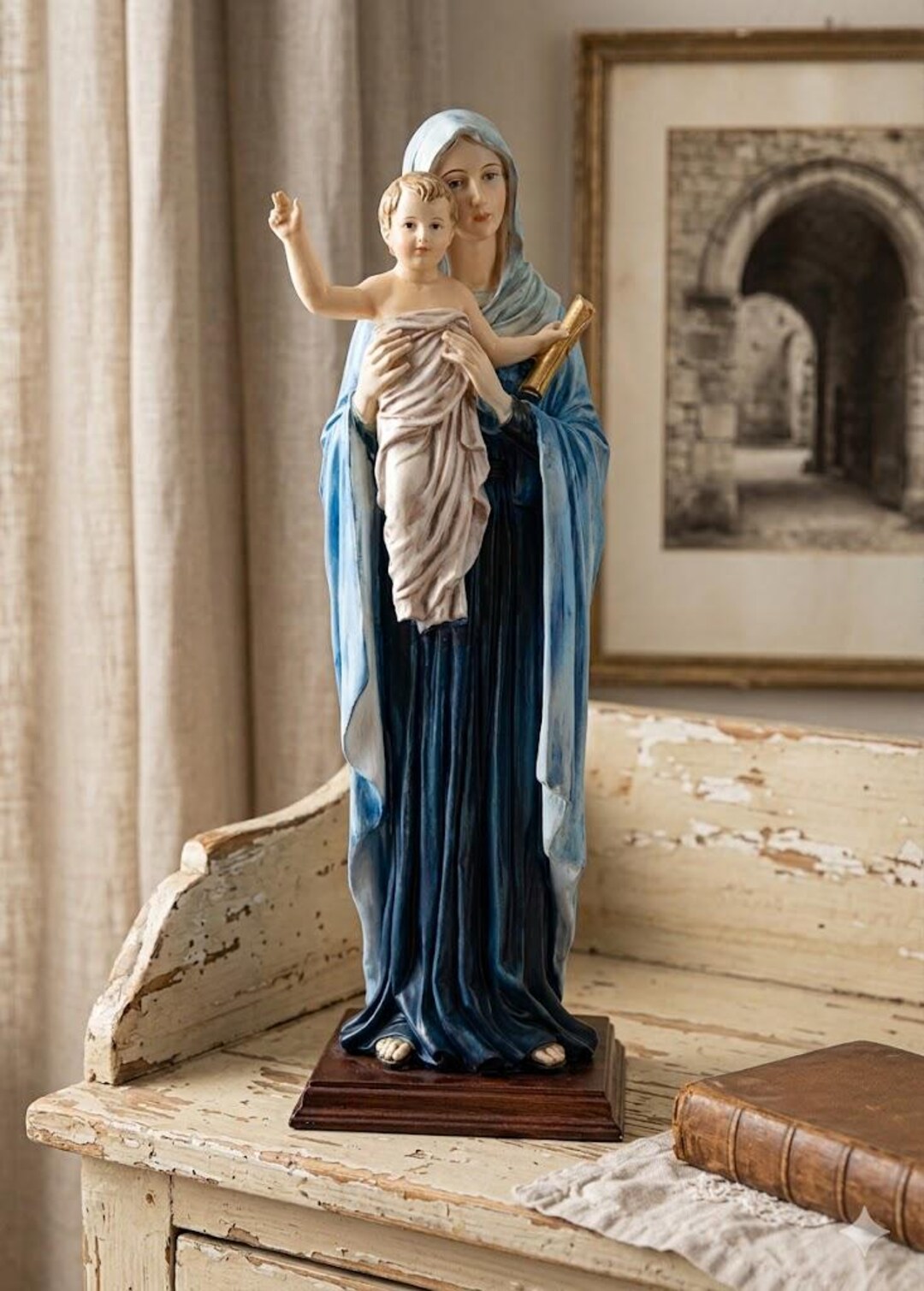 lady.madonnaweds13インチアルミ/スタッドレス2本① Statue of Our Lady Queen of the Apostles 40 Cm (15.74 Inches) in