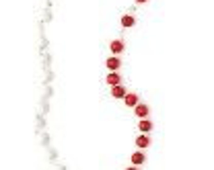 Rosary of Divine Mercy wooden beads with recitation booklet, of Italian artisan production
