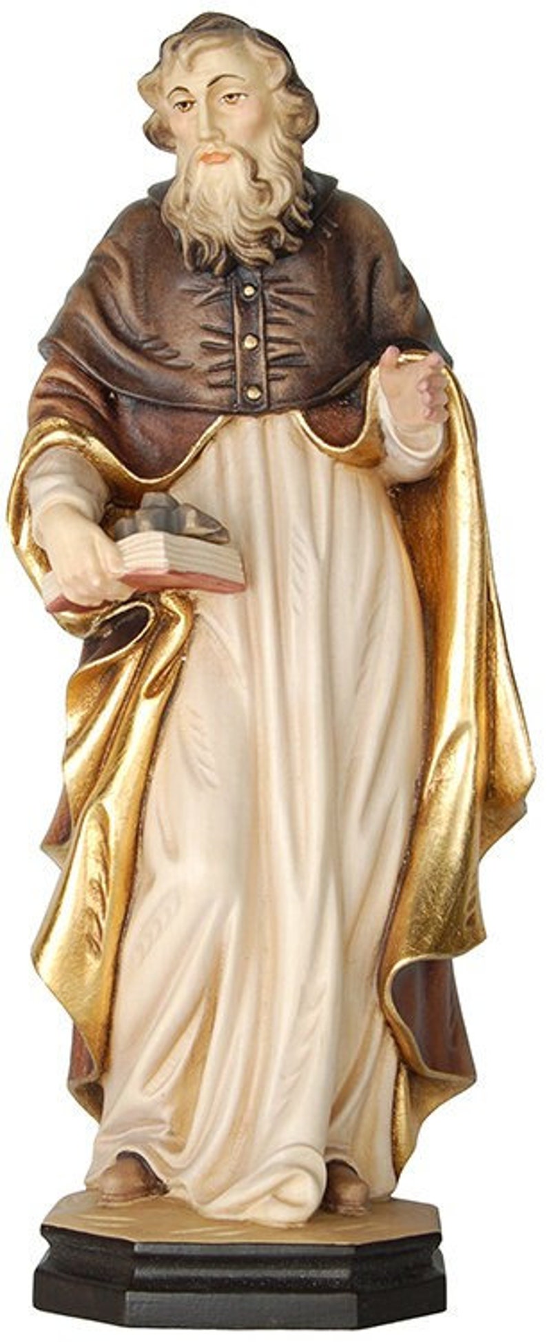 Statue of Saint Barnabas the Apostle Carved in Wood From Etsy