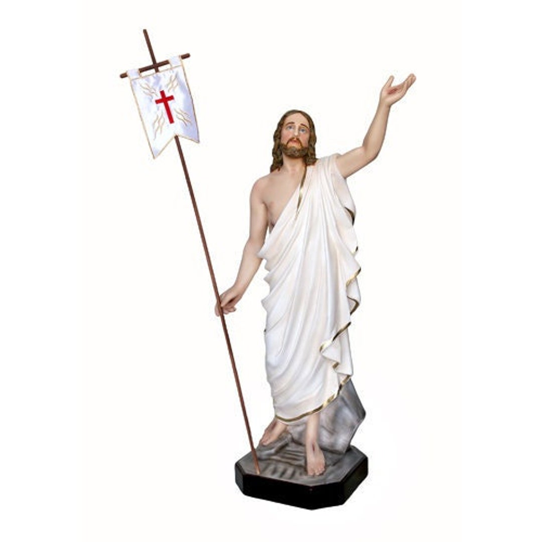 Buy Statue of the Risen Jesus Christ Cm 110 4330 Inches in Online ...