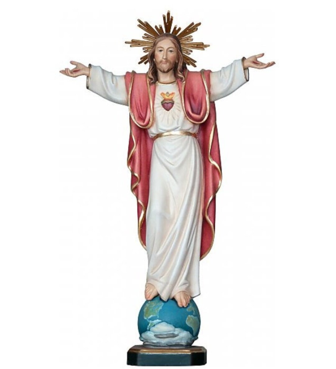 Sacred Heart of Jesus Statue on the Roof of the World, Carved in ...