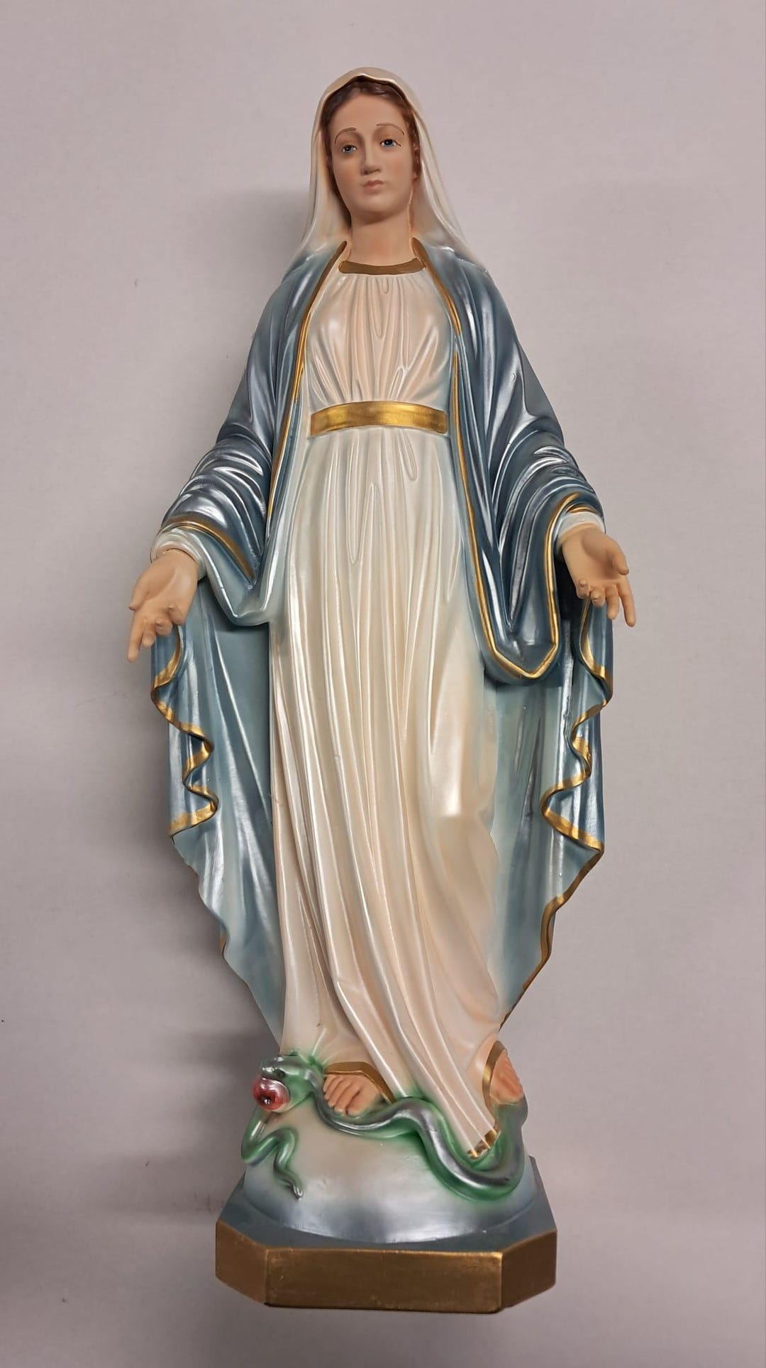 Estatua de la Virgen Milagrosa cm 50 (19,68 pulgadas) en resina con ...