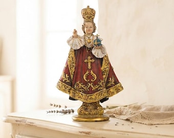 Infant of Prague Baby Jesus Chalkware Infant Of Prague Statue In