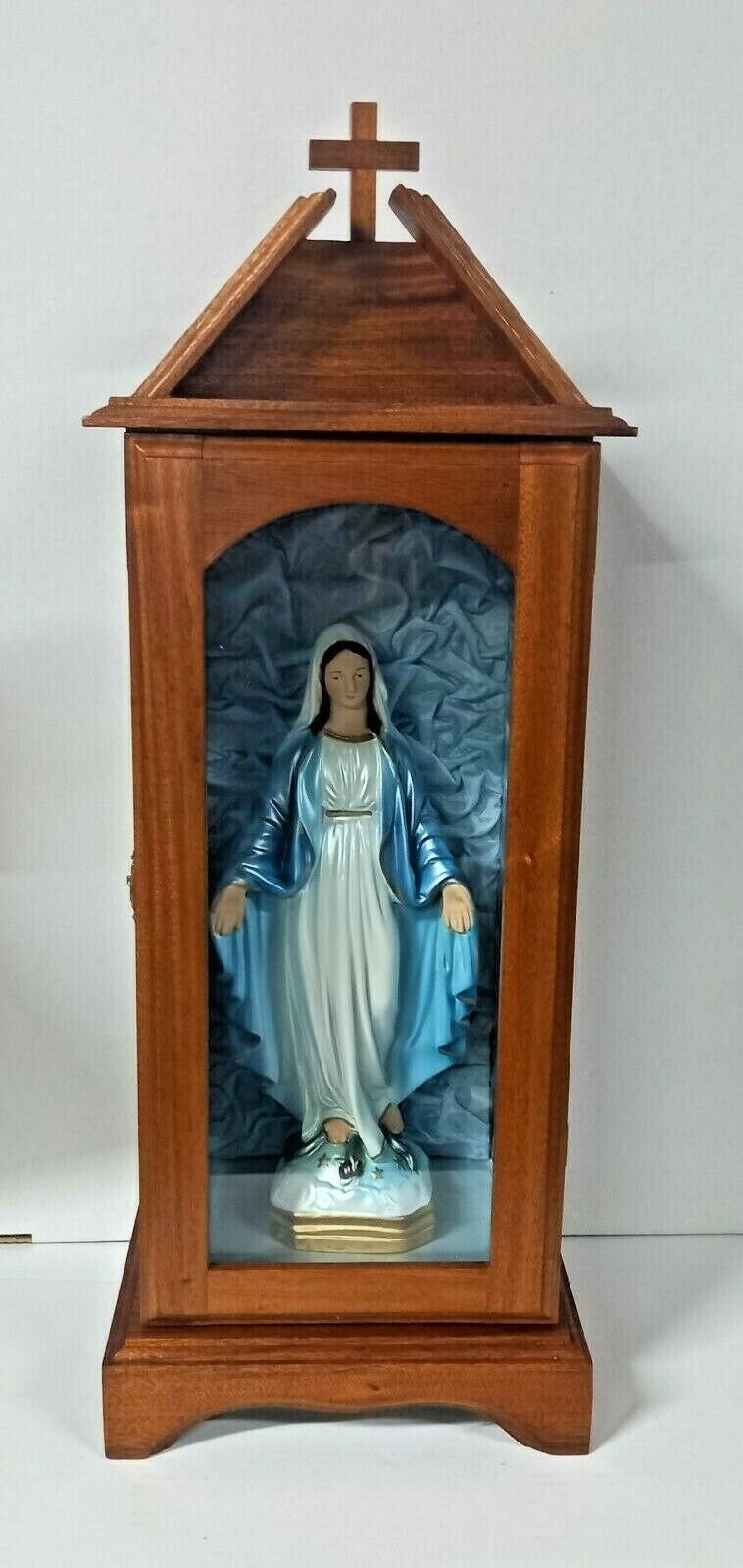 Handcrafted Wooden Case, Fabric Interior Cm 63 (24,80 Inches