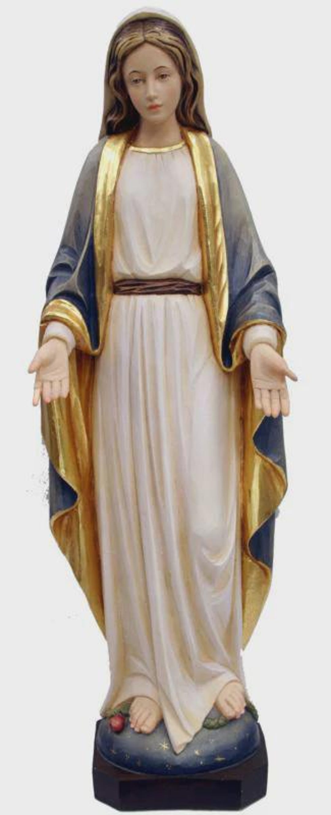 Estatua de la Virgen Milagrosa de 60 cm (23,6 pulgadas) en fibra de ...