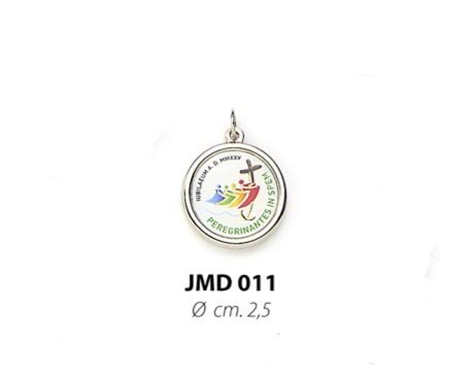 Jubilee Medal 2025 in metal, diameter 2.5 cm (0.98 inches), various quantities available, handcrafted in Italy