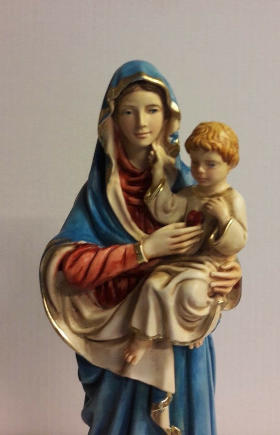 Statue of Our Lady of the Sacred Heart of Jesus Cm 30 (11.81