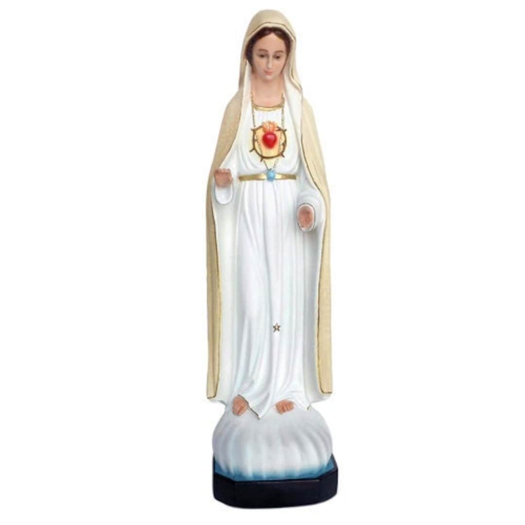 Our Lady of Fatima II Apparition Statue Cm 10340,55 Inches in Hand ...