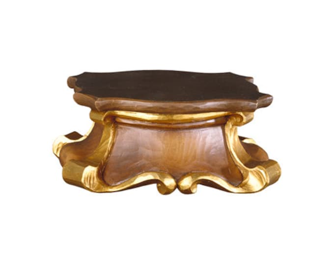 Pedestal for classic statues, made of wood and decorated by hand, of Italian artisan production, various sizes available
