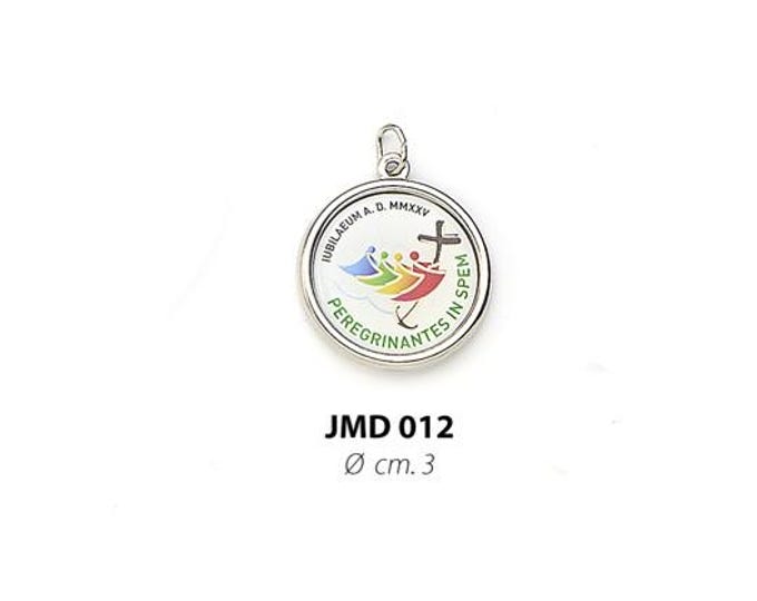 Jubilee Medal 2025 in metal, diameter 3 cm (1.18 inches), various quantities available, handcrafted in Italy