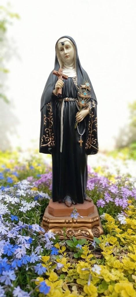 Statue of Saint Rita of Cascia 56 Cm (22.04 Inches) in Hand