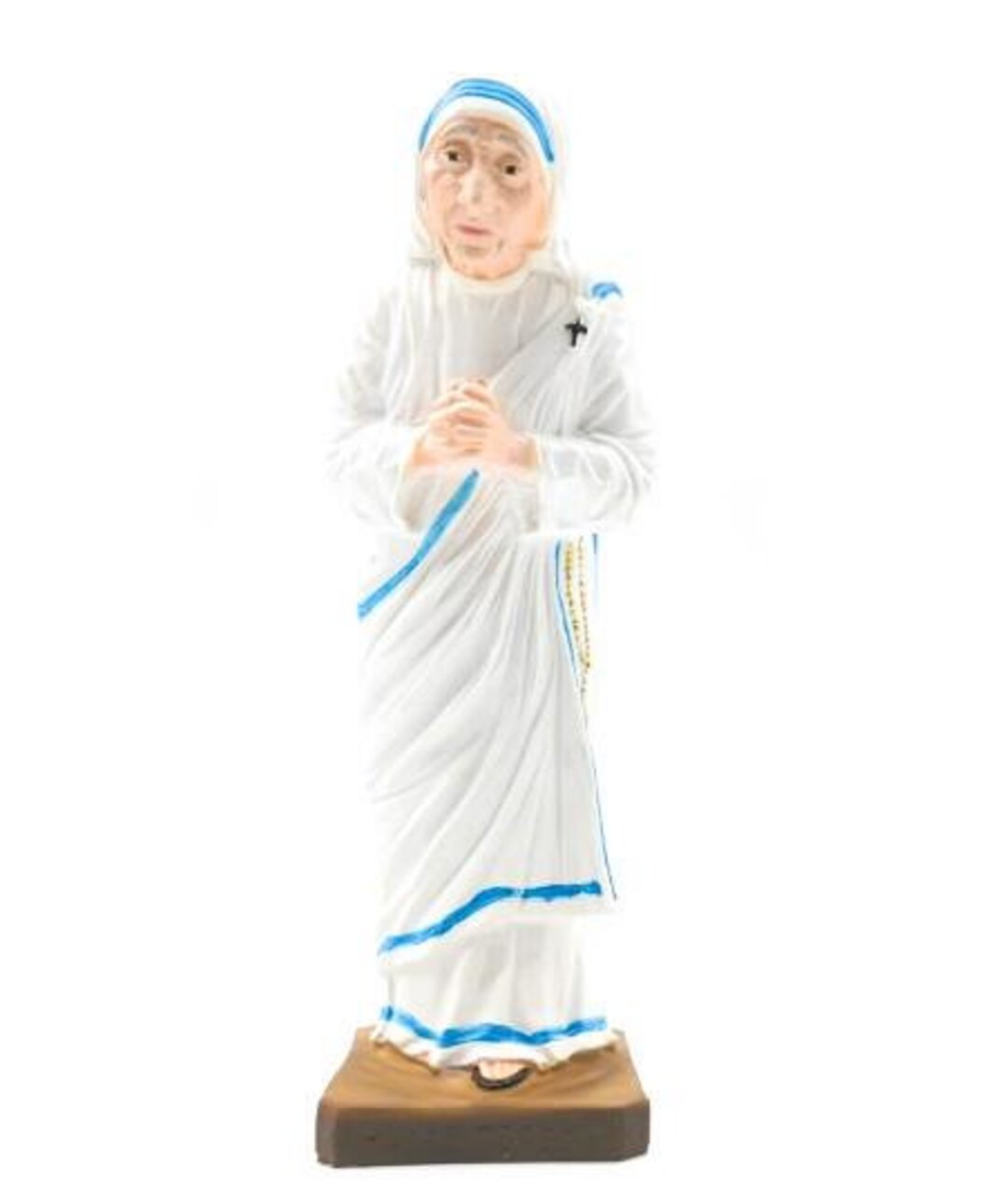 Statue of Saint Mother Teresa of Calcutta Cm 30 11.81 Inches in Marble