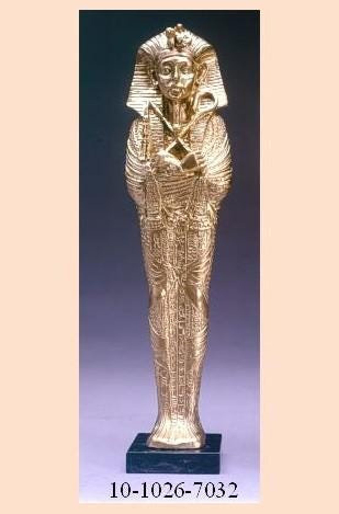 古代エジプト美術彫刻「ツタンカーメンのミイラ」30 cm (11.81 in) 手