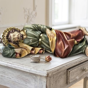 Sleeping saint joseph statue - Etsy 日本