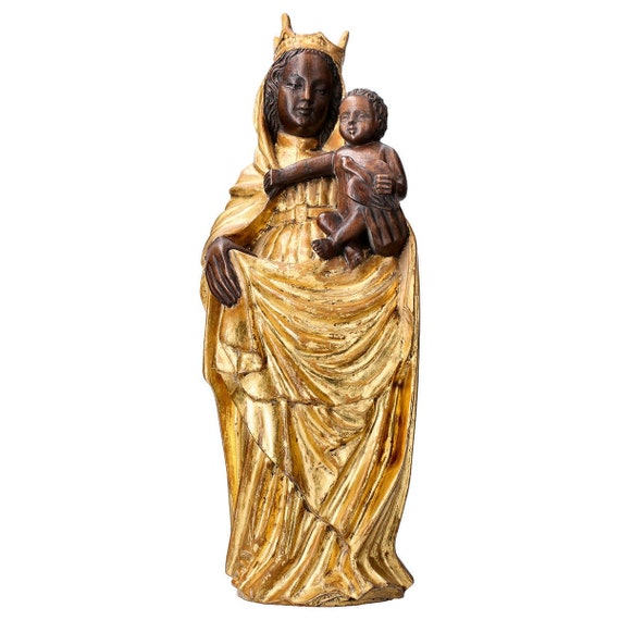 Virgen del Pilar madera de 33 cm.