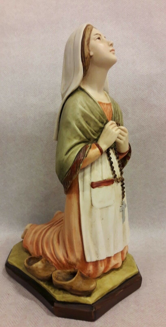 Statue of Santa Bernadette of Soubirous Cm 31 12.20 Inches | Etsy