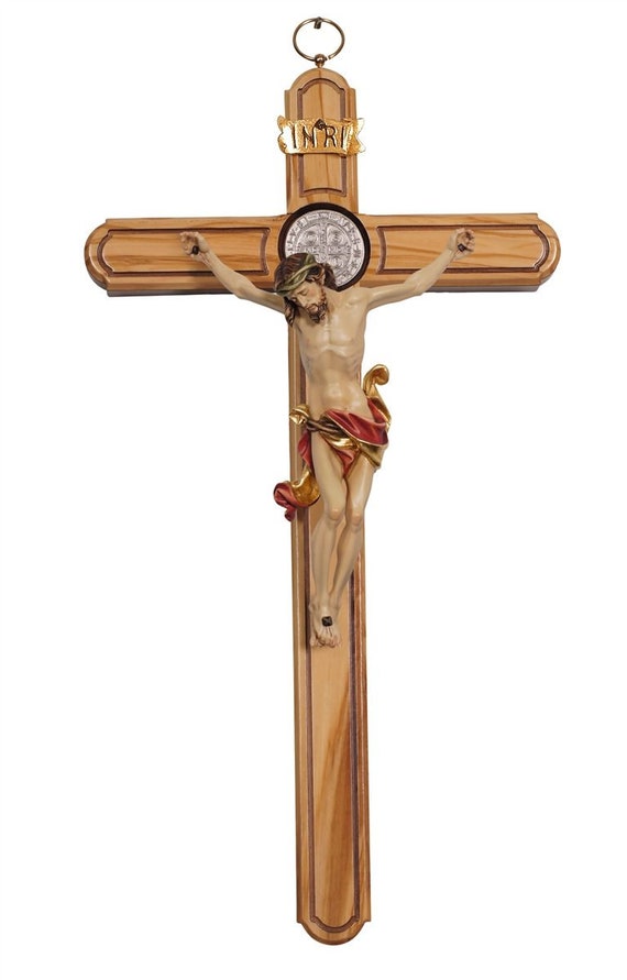 Crucifijo de Pared Dorado - Romeria La Milagrosa