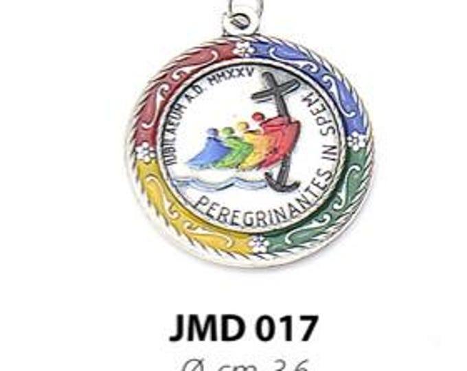 Jubilee Medal 2025 in metal, diameter 3.6 cm (1.41 inches), various quantities available, handcrafted in Italy