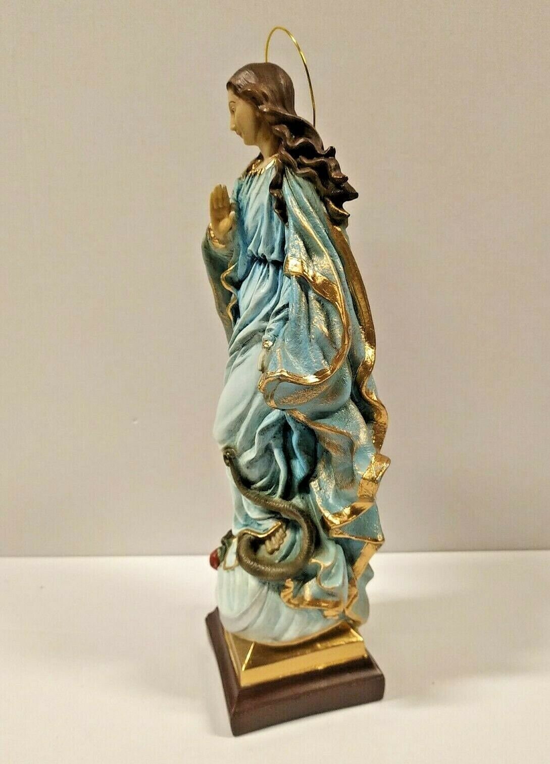  MagiDeal Statue Handgemachte Religiöse Katholische Dekoration  Figur Madonna Resin Crafts