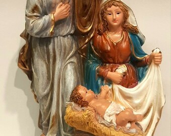 presepe プレゼピオ Complete Nativity Scene Cm 30 (11,81 Inches) Composed of 18