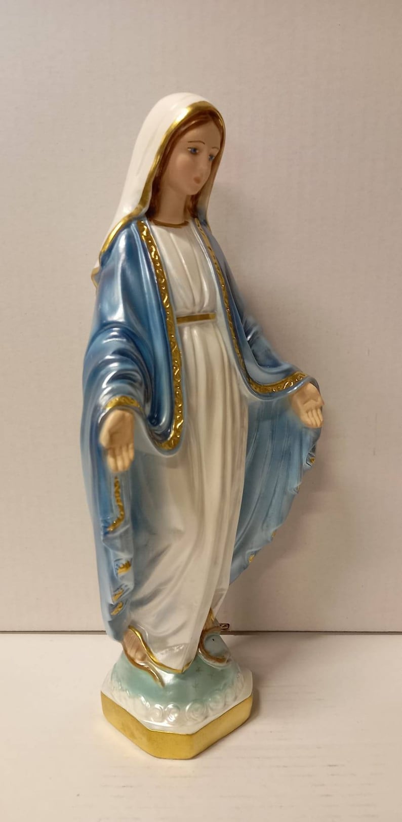 Statue of the Miraculous Madonna Cm 22 8.66 Inches in | Etsy