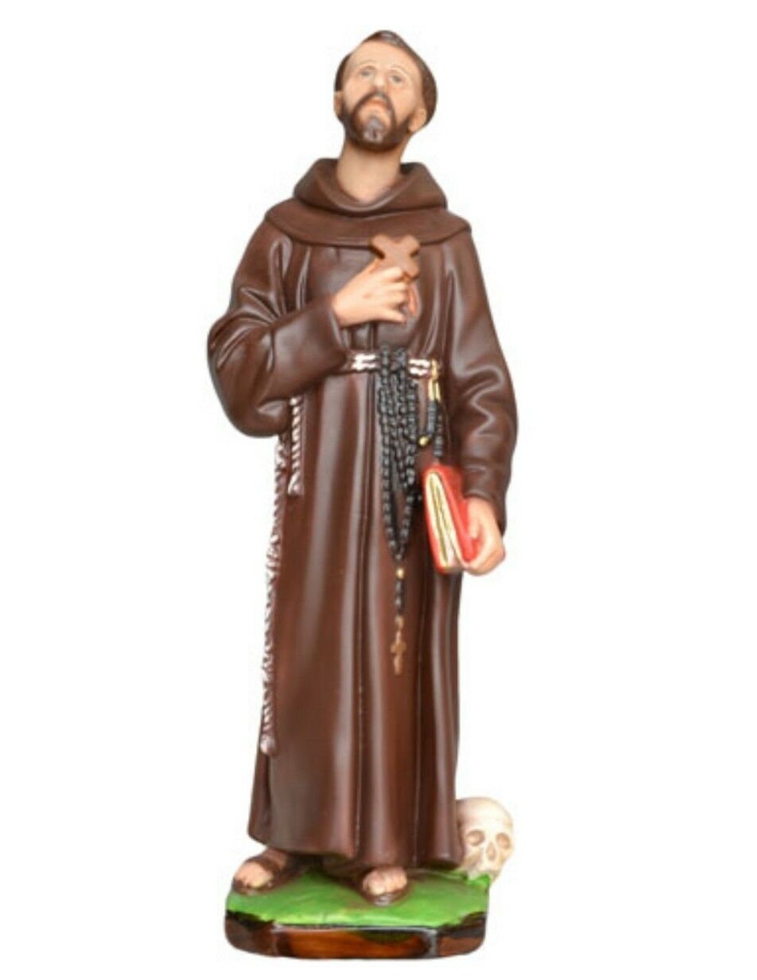 Statue of Saint Francis of Assisi 40 Cm (15.74 Inches) in Solid Resin ...