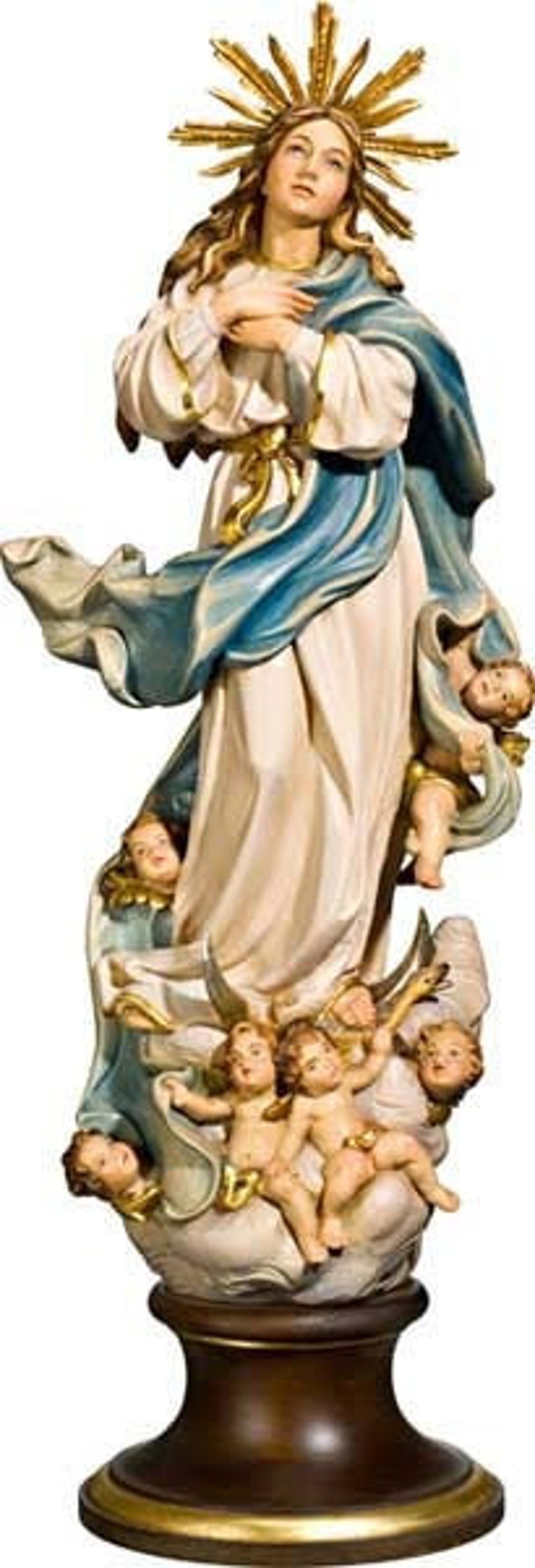 Statue of Our Lady Immaculate Conception Assumption Carved in Etsy