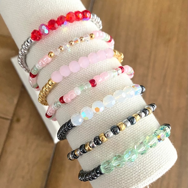 Holiday stackers. Holiday collection. Christmas collection. Holiday bracelets. Womens bracelets.