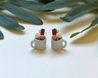 Pumpkin Spice Latte Earrings | Fall Earring Collection
