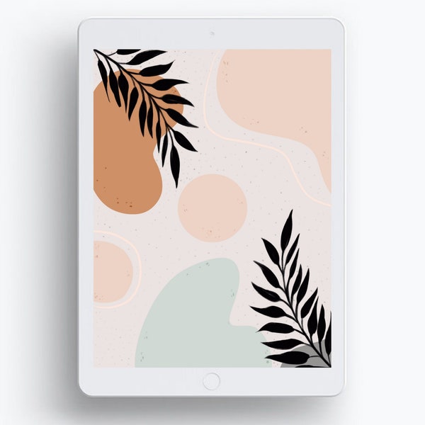 Minimalist Boho Floral Wallpaper