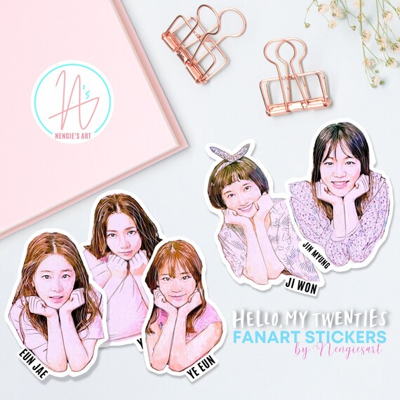 K drama hello my twenties 1 age of youth 1 sticker set etsy