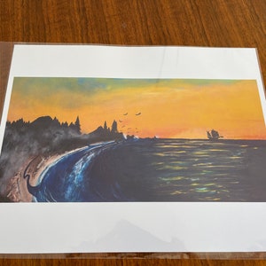 Houda Point Print Trinidad Humboldt Ocean Pioneers Boat Tallship Travel Print