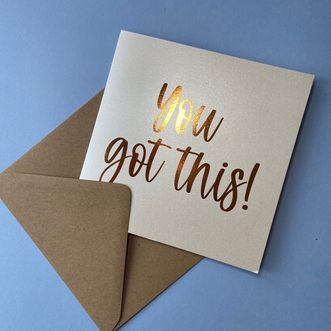You Got This Card, Good Luck Card, New Job Card, Best of Luck Card ...