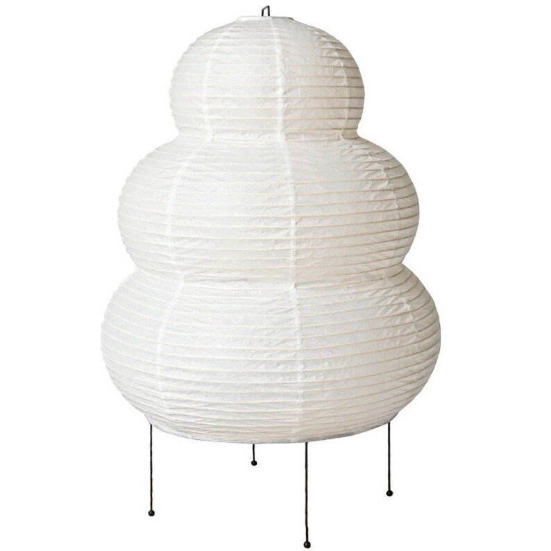 Japanese Sphere Paper Floor Lamp Noguchi Inspired Lantern Etsy Australia